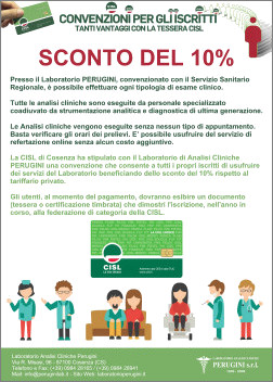 Convenzione Iscritti CISL