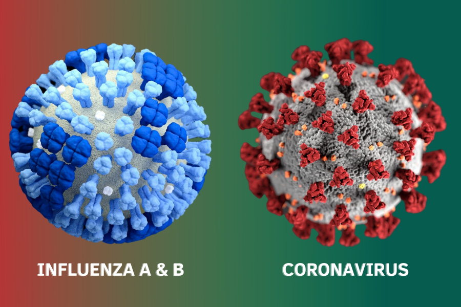 Test rapido antigenico per l’identificazione e la differenziazione dei virus SARS-CoV-2, Influenza A e B 